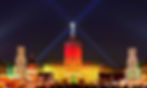 Charlottenburg Palace lights up during the Berlin Christmas Market,