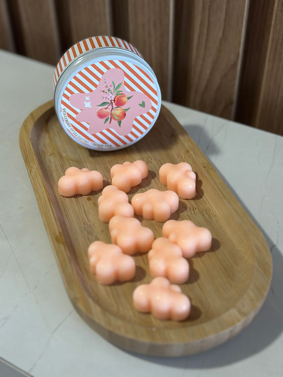 Miniatura: Wax Melts - Pêssego e Chantilly