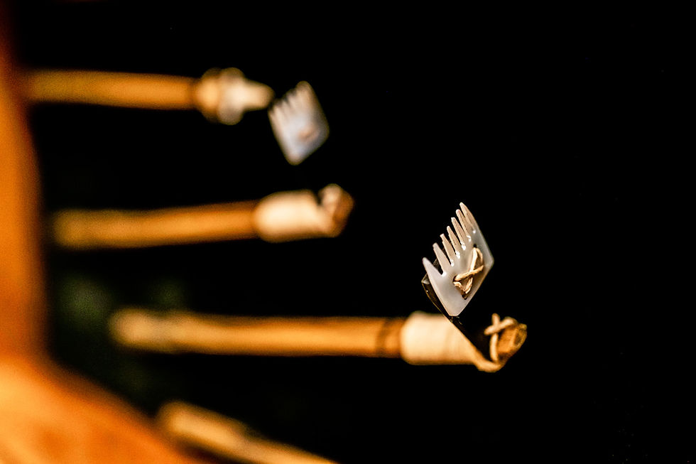 Thumbnail: Close up of the tattoo tool teeth for piercing skin