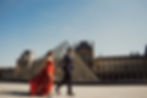 Paris Chic pre wedding at the Louvre