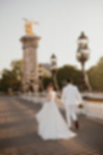 Paris Chic pre wedding at Pont alexandre III
