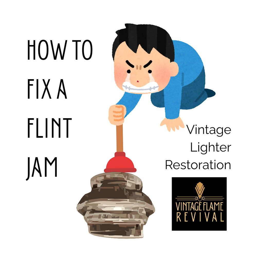 Flint Spring Vintage Lighter Restoration: How to Fix a Flint Jam