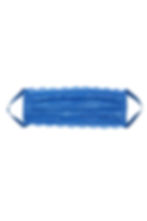 Thumbnail: Never Say Never Pleated Face Mask Colors 2/2