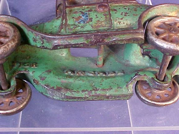 Thumbnail: Cast Iron Arcade Car with Rumble Seat 116