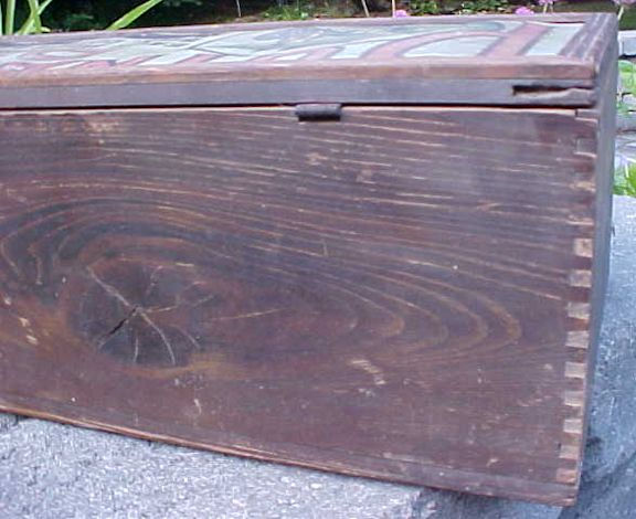 Thumbnail: Antique Putnam Dyes Two Sided Advertising Cabinet