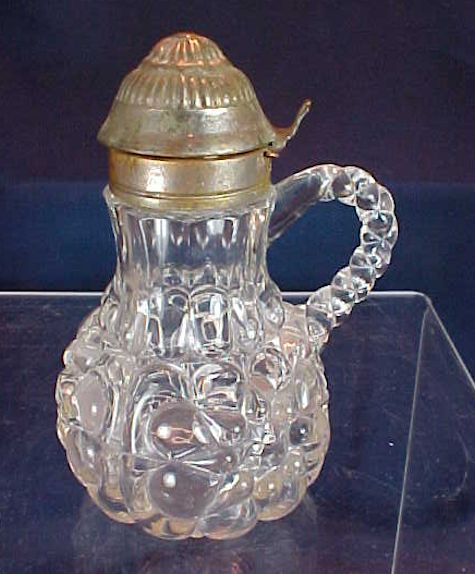 EAPG Findlay Glass Queen's Necklace Syrup