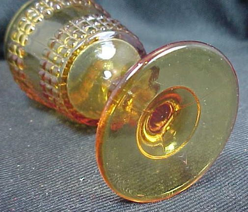 Thumbnail: Amber Findlay Glass Double Beetle Band Wine Glass