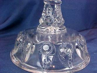 Thumbnail: Findlay Glass Bullseye with Diamond Point Compote