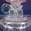 Thumbnail: Findlay Glass Crown Pattern Pedestal Fingerhold Kerosene Lamp