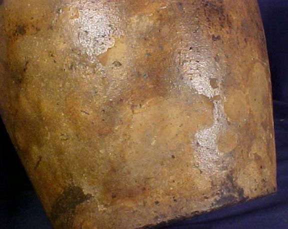 Thumbnail: Antique Stoneware Ovoid Crock Jar "T. REED," Tuscarawas County, OH