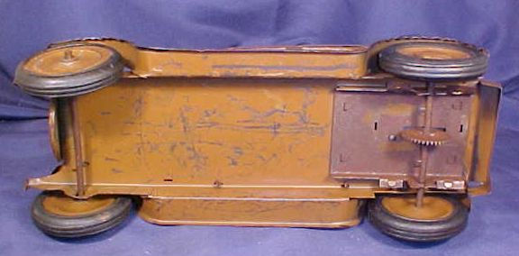 Thumbnail: Antique Dayton Friction Toy Pressed Steel Sedan Coupe Car