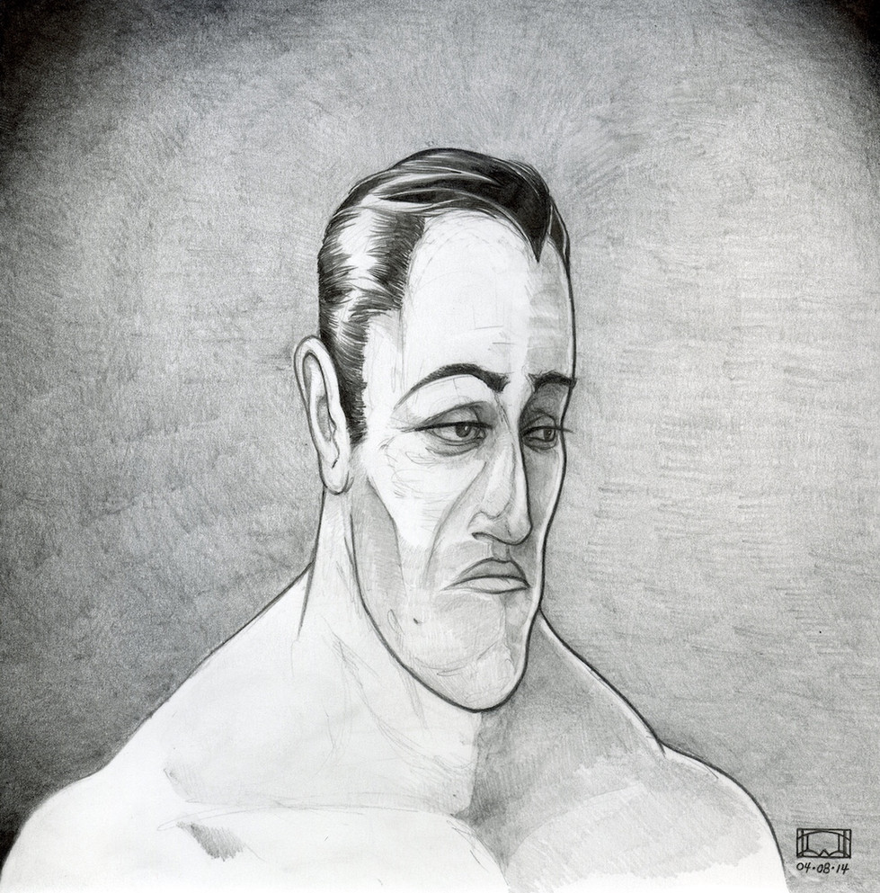 Wix LITFN Joe bust in pencil