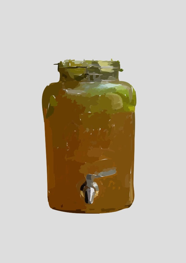 Long island iced tea cocktail dispenser