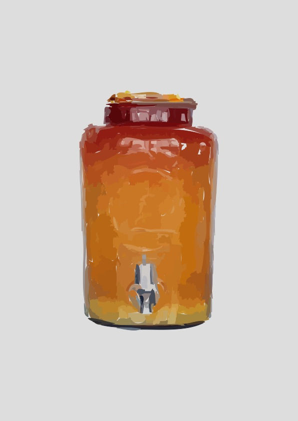 Dark 'n' stormy cocktail dispenser