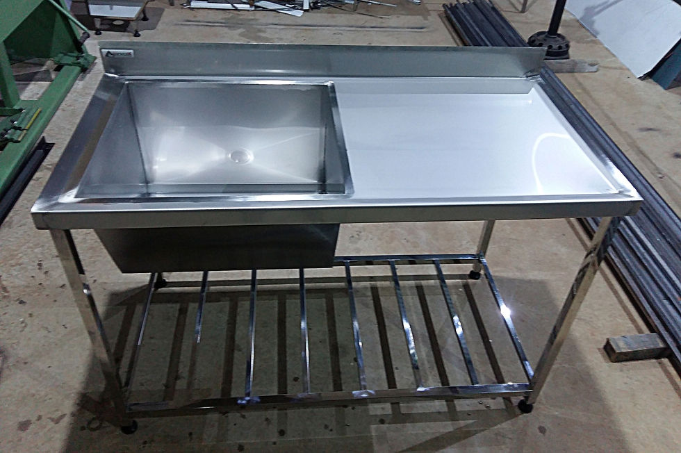 Mesa com cuba tanque_
