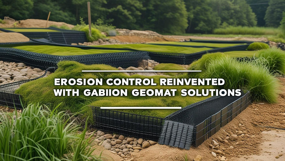 Erosion Control Reinvented with Gabion Geomat Solutions