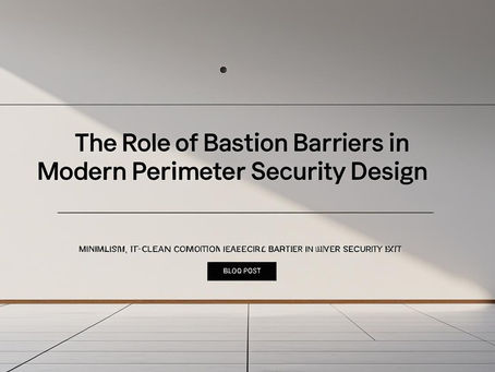 The Role of Bastion Barriers in Modern Perimeter Security Design