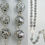 Thumbnail: Rosary 12 pieces full size Baptism SILVER Color