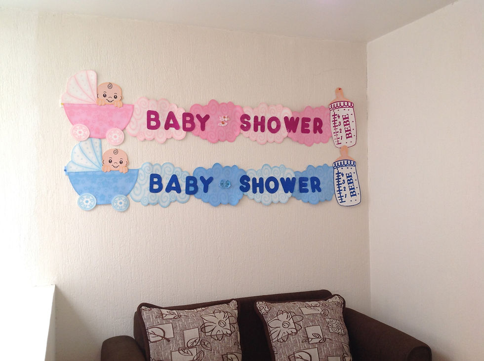 Baby Shower Banner wall decor for Boy or Girl