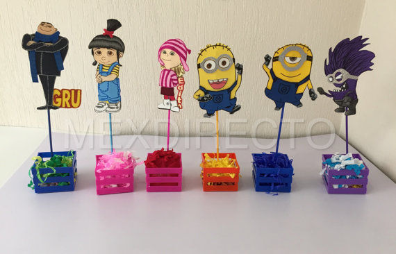 Thumbnail: Despicable me and Minions - Eva Foam Picks - 6 Pcs