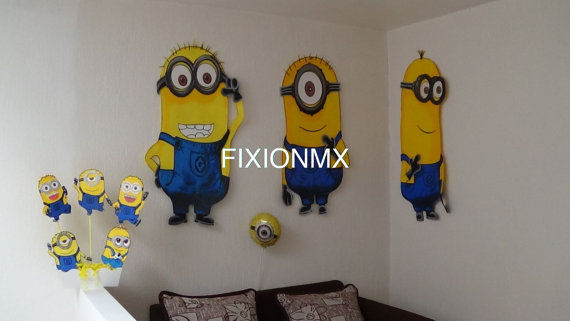 Minions Eva Foam Characters Package of 3 big & 5