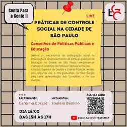 Práticas de Controle Social na Cidade de São Paulo - Educação