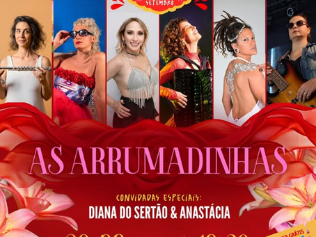 Anastácia e Diana do Sertão com As Arrumadinhas no 3º Festival Forró das Minas 2026