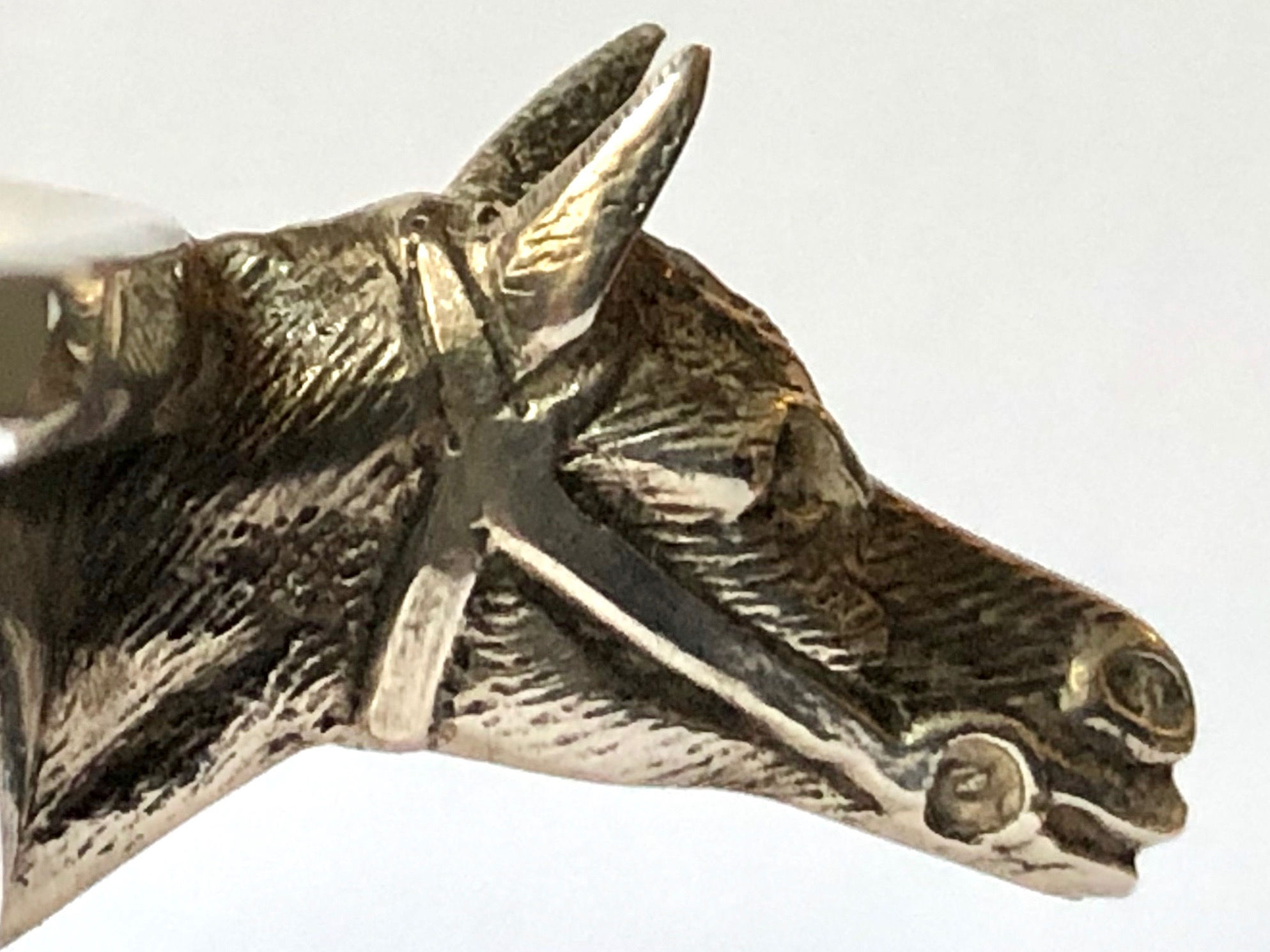 British Silber Stirrup Cup by A.L. Davenport 1955