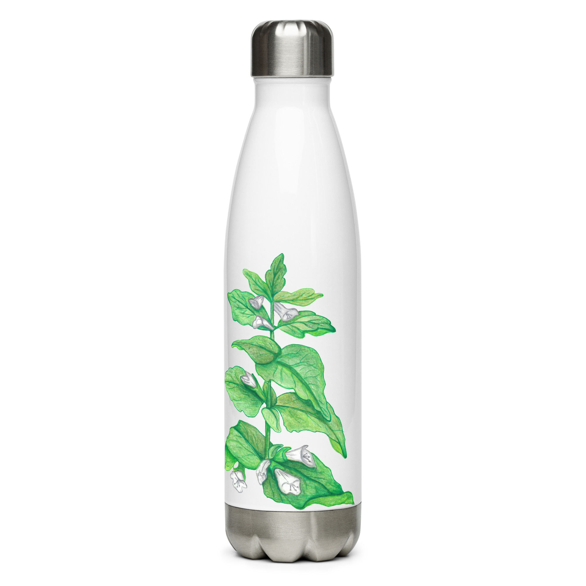 Lemon Balm Mini Monograph - Stainless Steel Water Bottle