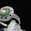 Thumbnail: Antique Reproduction 18k Gold Diamond Ring