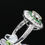 Thumbnail: Antique Reproduction 18k Gold Diamond Ring