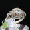 Thumbnail: Antique Reproduction 18k Gold Diamond Ring