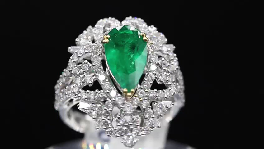Thumbnail: Diamond 18k Gold Rign