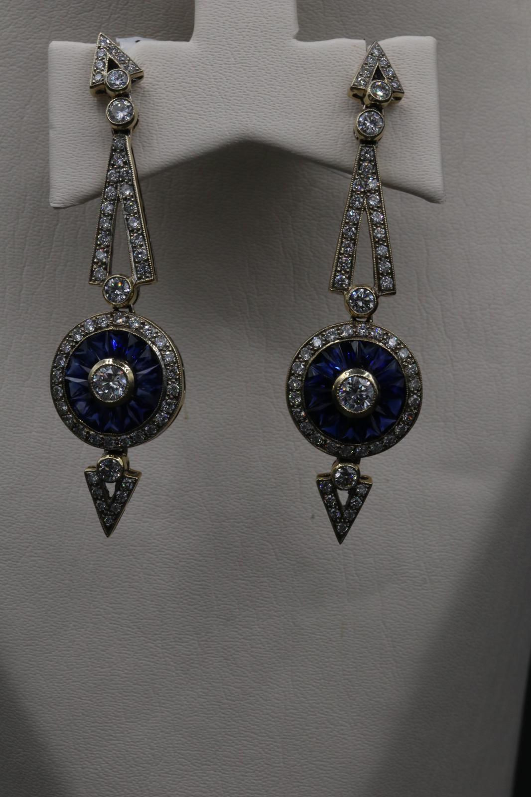 Antique Reproduction 18K Gold Earring