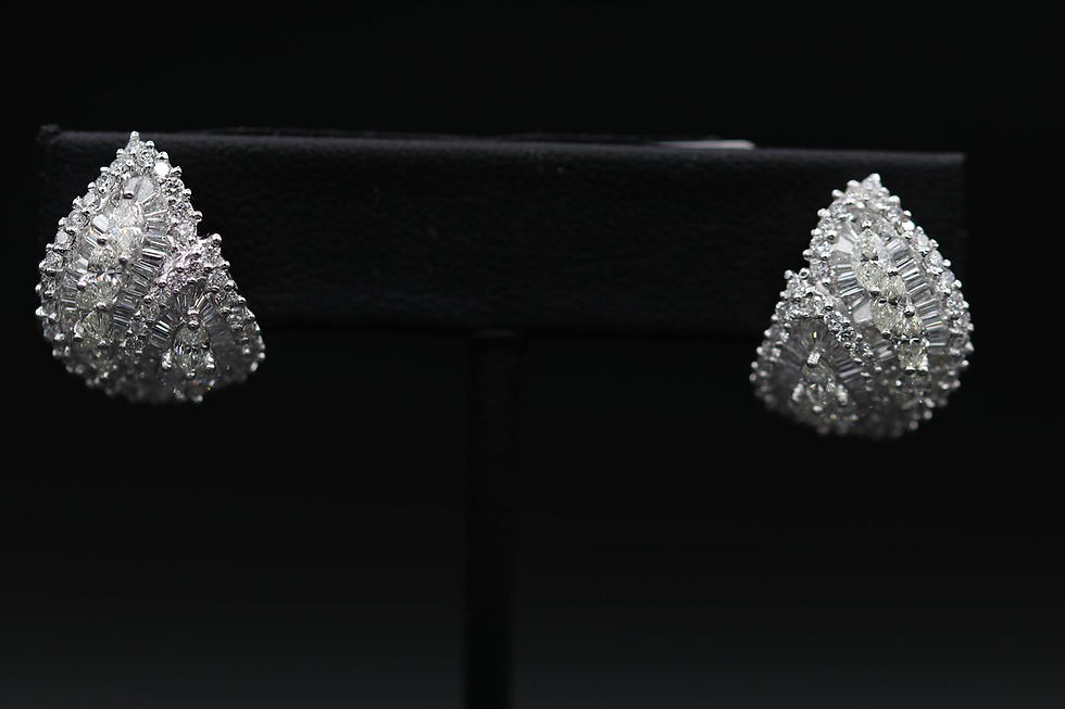 Diamond Jewellery 18K Gold Earrings