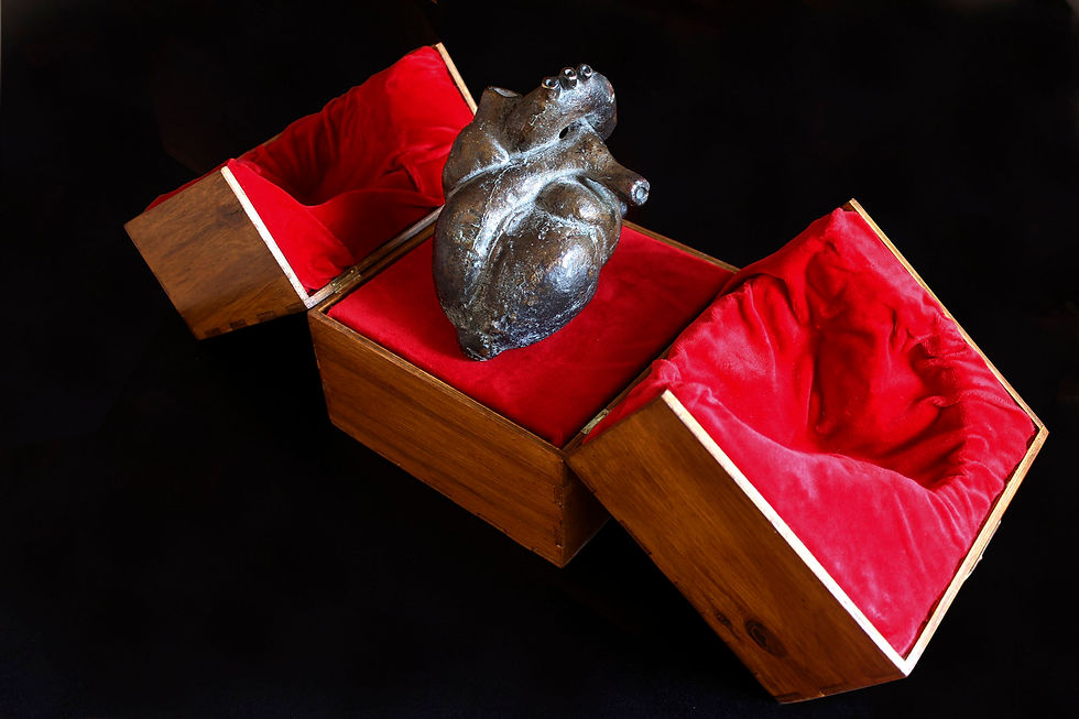 Reliquary Bronze Heart