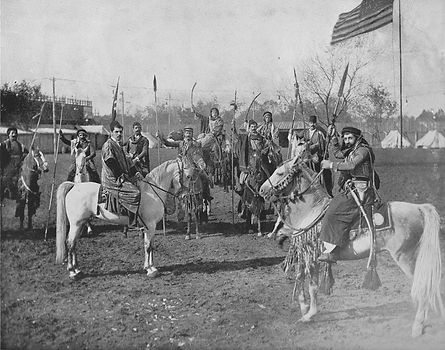 Arab performers and acrobats at the 1893 Chicago World’s Fair