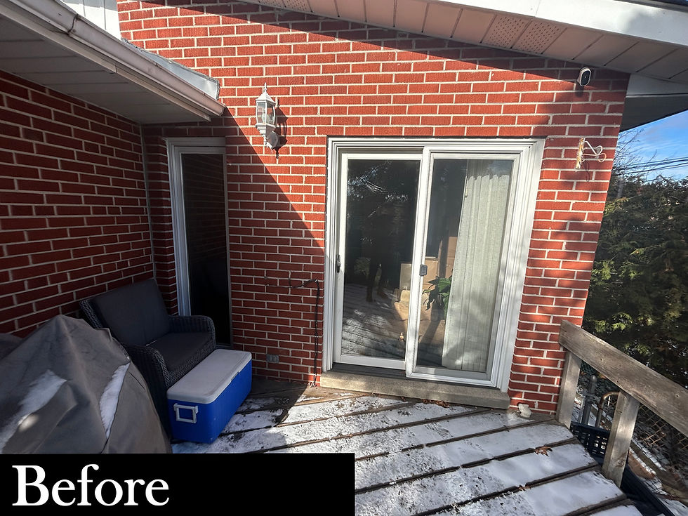 Sliding Door Conversion & Structural Lintel Installation – Etobicoke Masonry Project