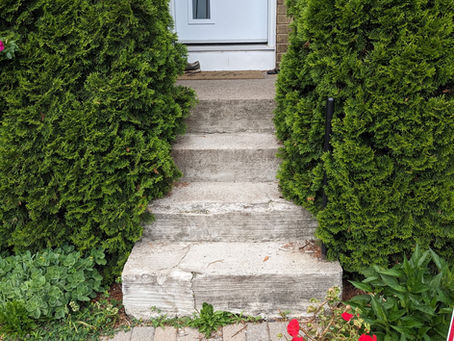 Banas Stone Porch Renovation in Etobicoke | Dahi Masonry Co.