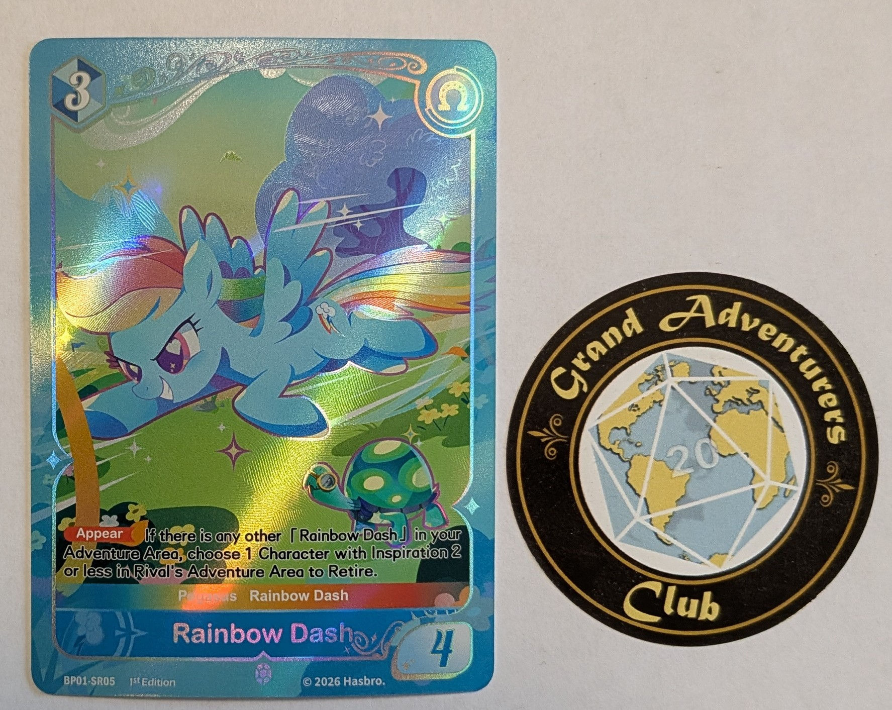 My Little Pony: Fantasy Wonderland Rainbow Dash SR05 | Super Rare | 1st Edition