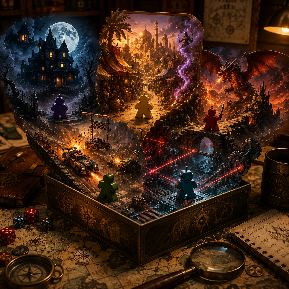 Five Board Games That Tell a Different Story Every Time You Play