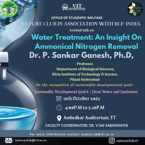 Water Treatment - Webinar Alert 2023 | BCF - INDIA