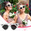 Thumbnail: Vabean Wedding Bridal Sunglasses Party Favors for Guests Bulk Heart Shaped Sung