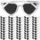 Thumbnail: Vabean Wedding Bridal Sunglasses Party Favors for Guests Bulk Heart Shaped Sung