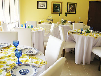 Sala de Almoço Casa de Repouso Vivenda Quinta das Flores em Alphaville