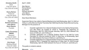 Special Meeting Wednesday, April 13, 2022