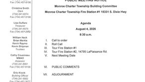 Notice of Building Committee Meeting on 08/04/26