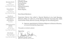 Special Board Meeting Notice