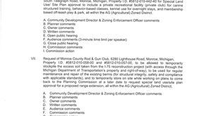 Planning Commission Agenda for 06/01/2026 Meeting