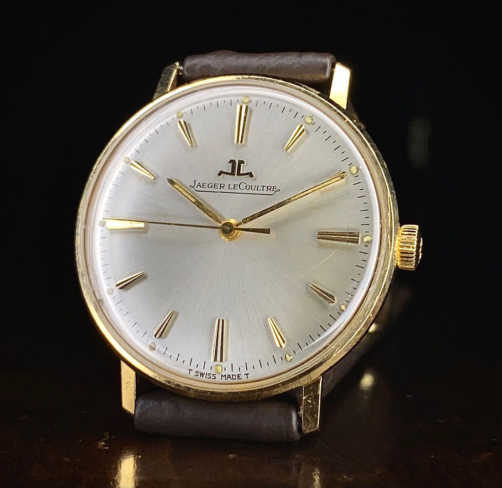 Thumbnail: 1960s 18ct gold Jaeger Lecoultre slim dress watch, 33mm K885 movement